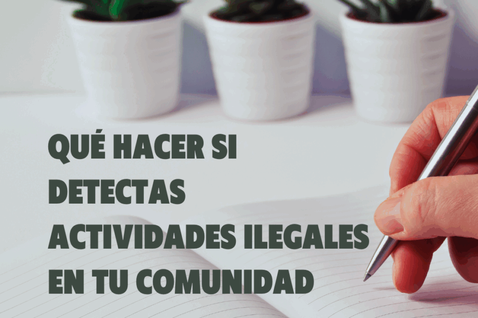 artículo sobre actividades ilegales en comunidades de propietarios